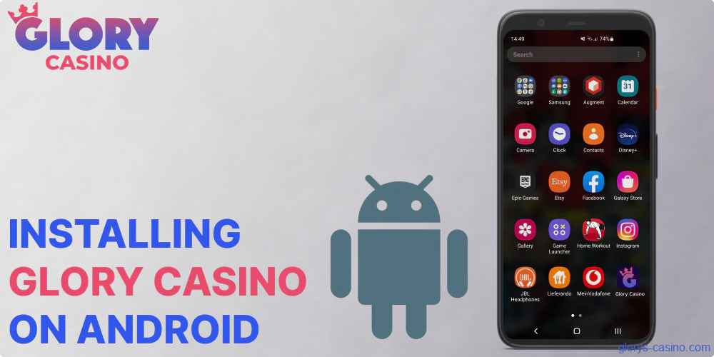 Guide on installing Glory Casino app for Android